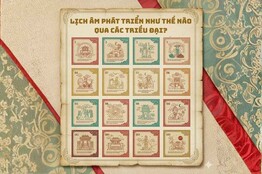 Lịch âm phát triển như thế nào qua các triều đại? Hành trình nghìn năm di sản
